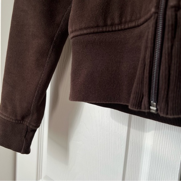 Lululemon Chocolate Brown Scuba Full-Zip Hoodie Size 4 - Picture 11 of 16